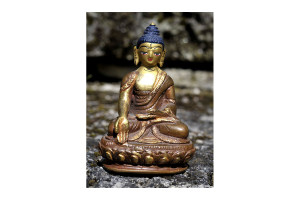 Handbemalte Buddah Figur