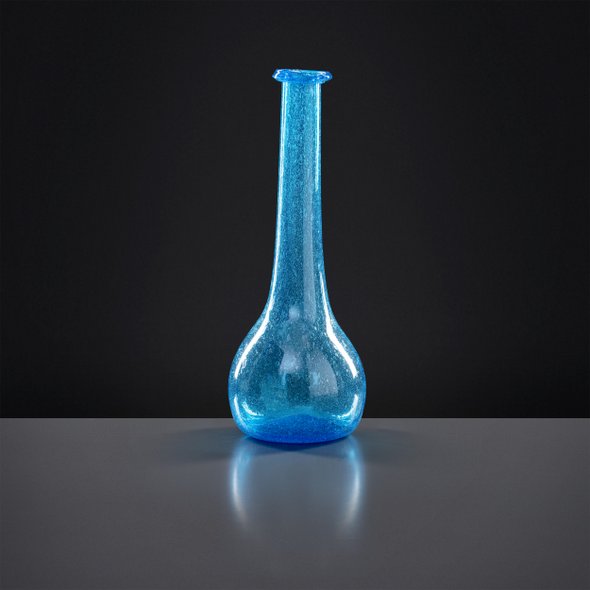 Karaffe - Afghanisches Glas - türkis