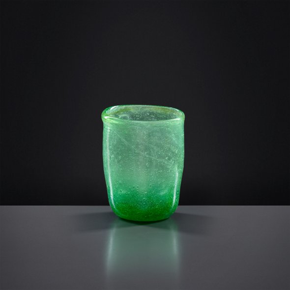 Trinkglas - Afghanisches Glas - grün